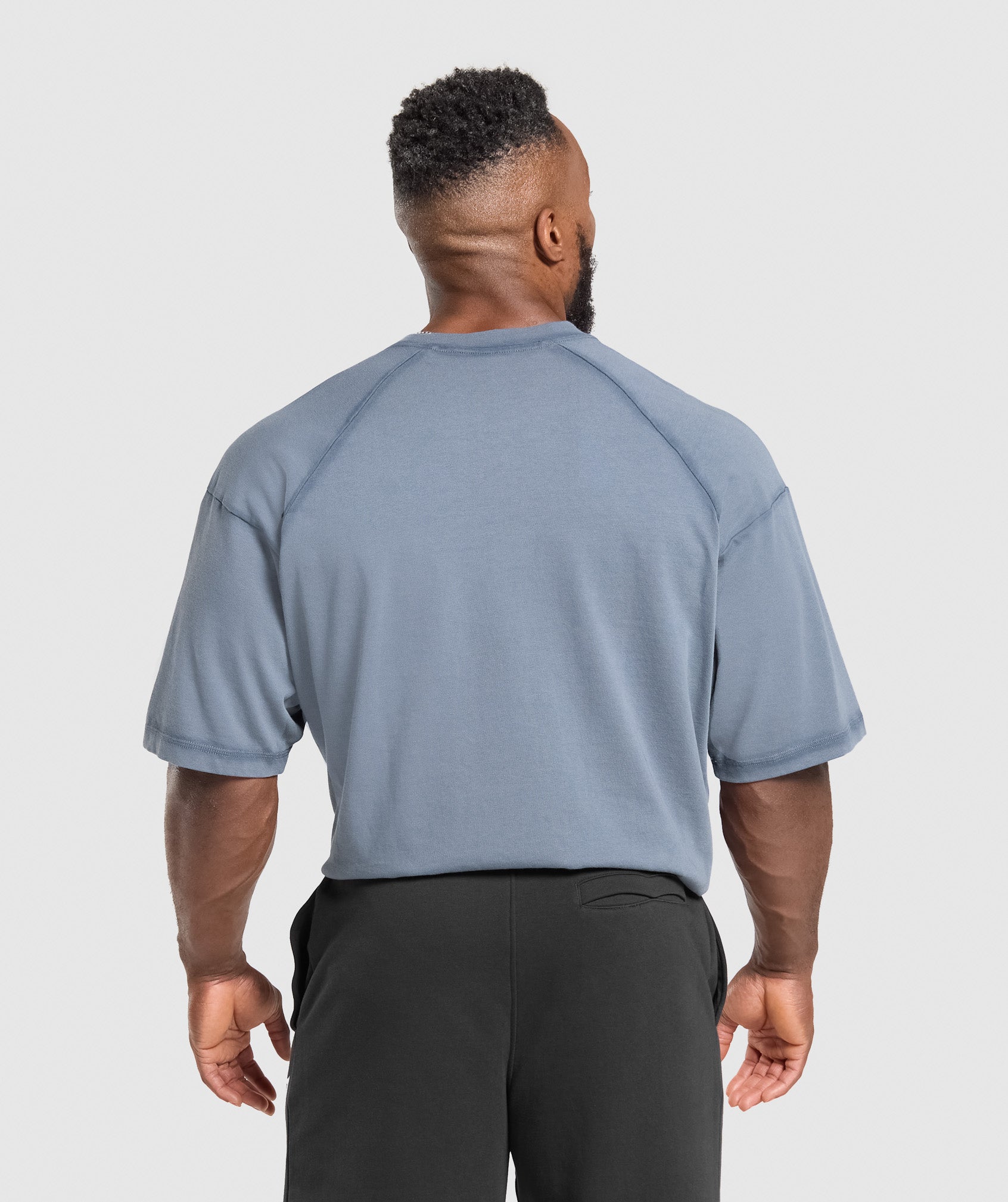 Gymshark Heavyweight T-Shirt Iron Blue