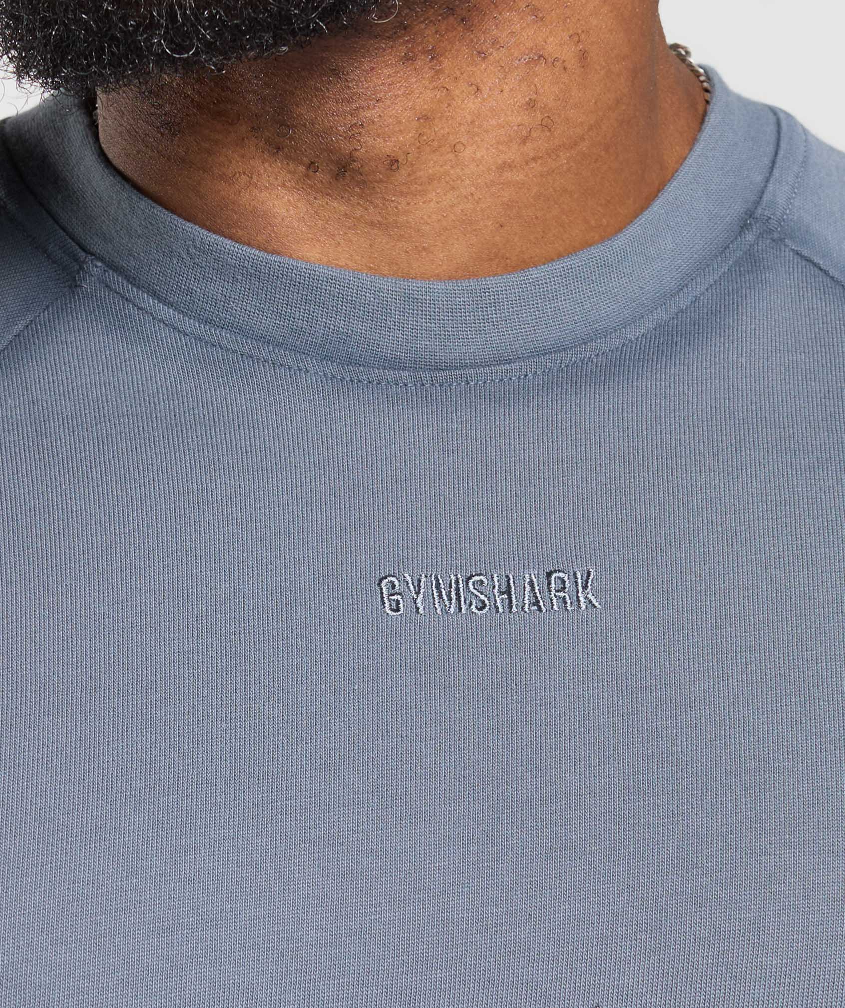Gymshark Heavyweight T-Shirt Iron Blue