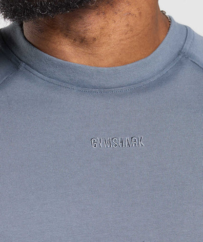 Gymshark Heavyweight T-Shirt Iron Blue