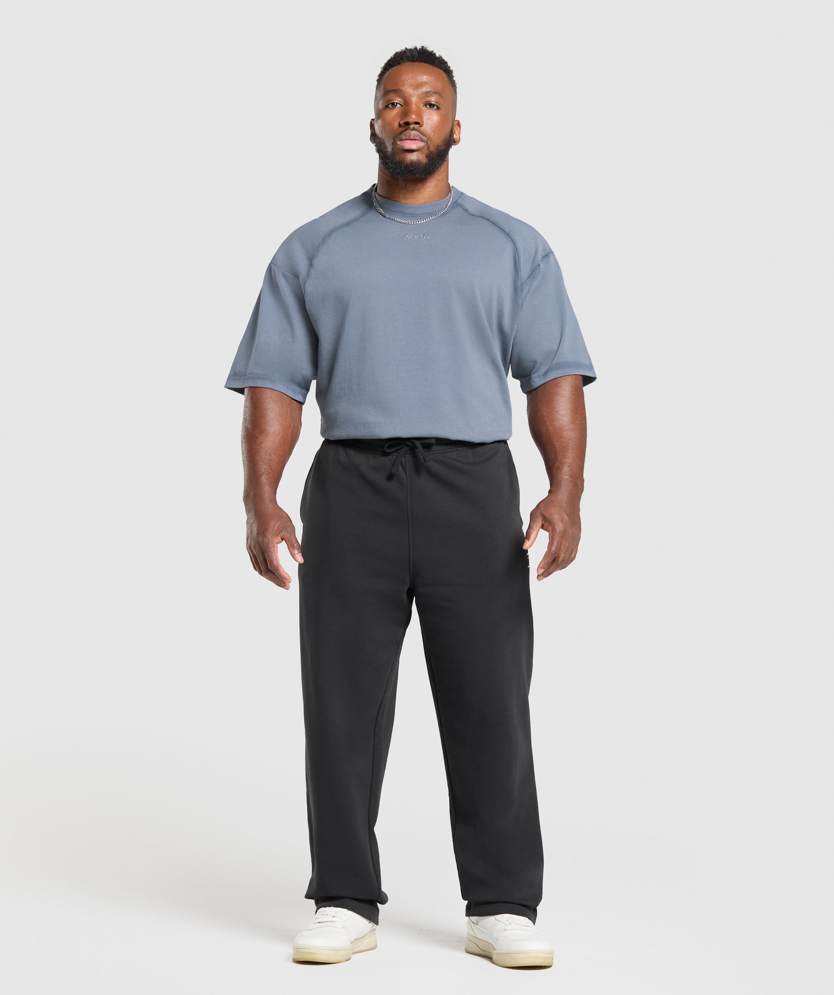 Gymshark Heavyweight T-Shirt Iron Blue