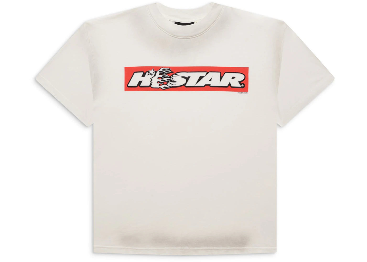 hellstar box logo t-shirt red