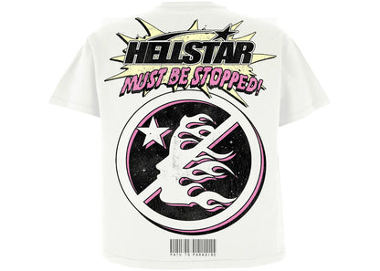 hellstar breaking news t-shirt white