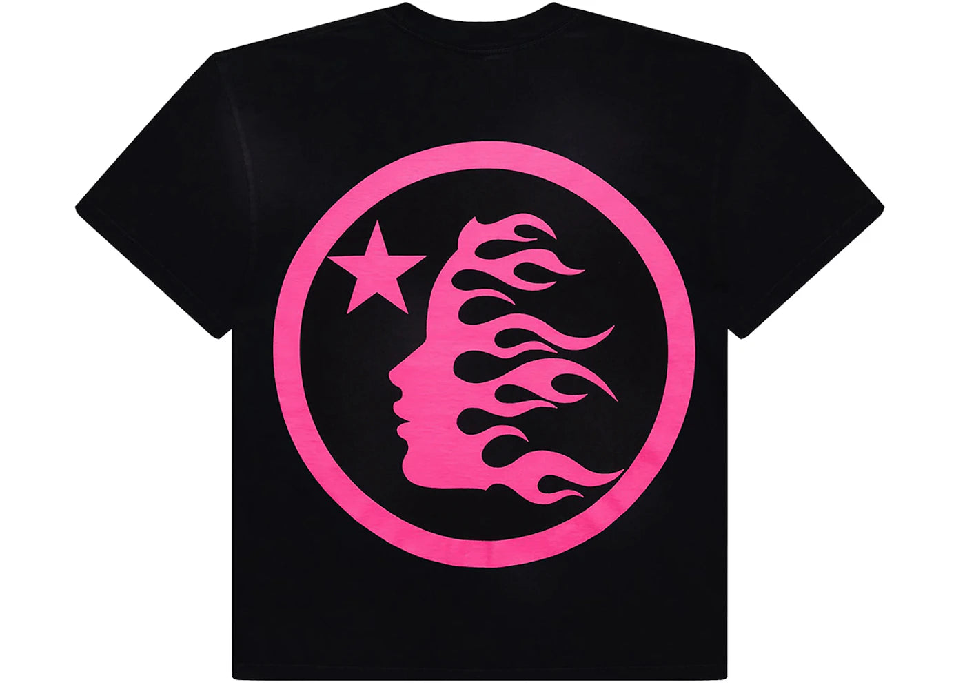 hellstar classic t-shirt (gel print) black/pink