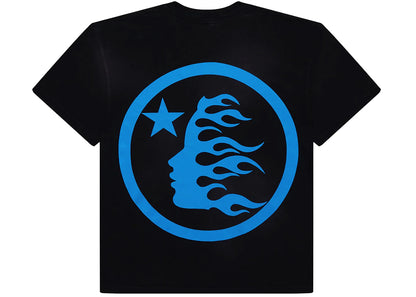 hellstar classic t-shirt (regular print) black/blue