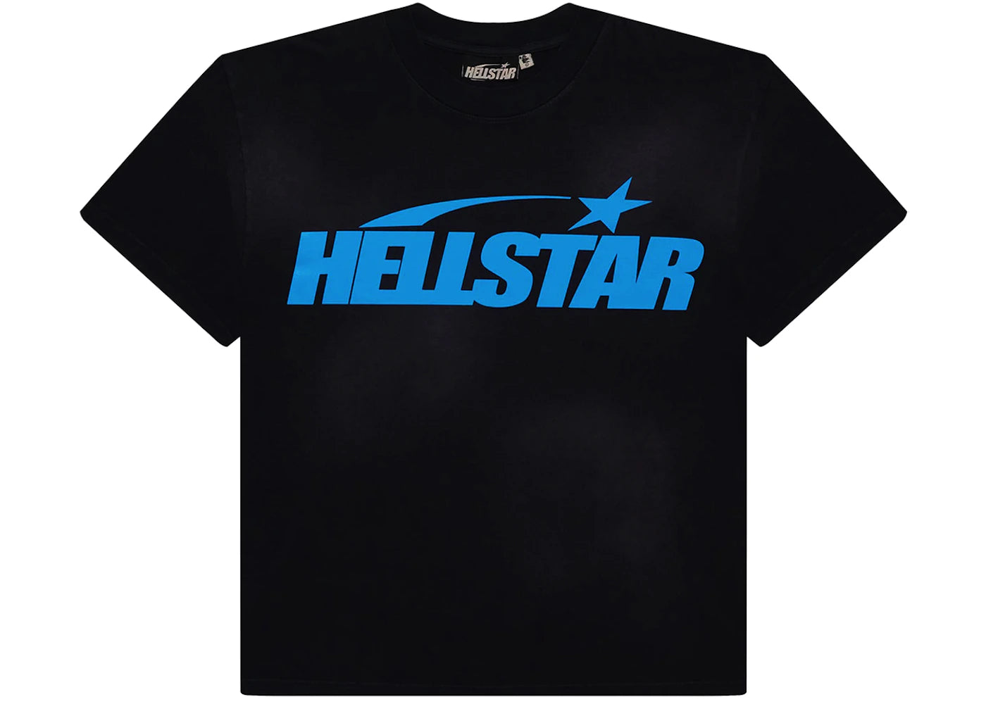 hellstar classic t-shirt (regular print) black/blue