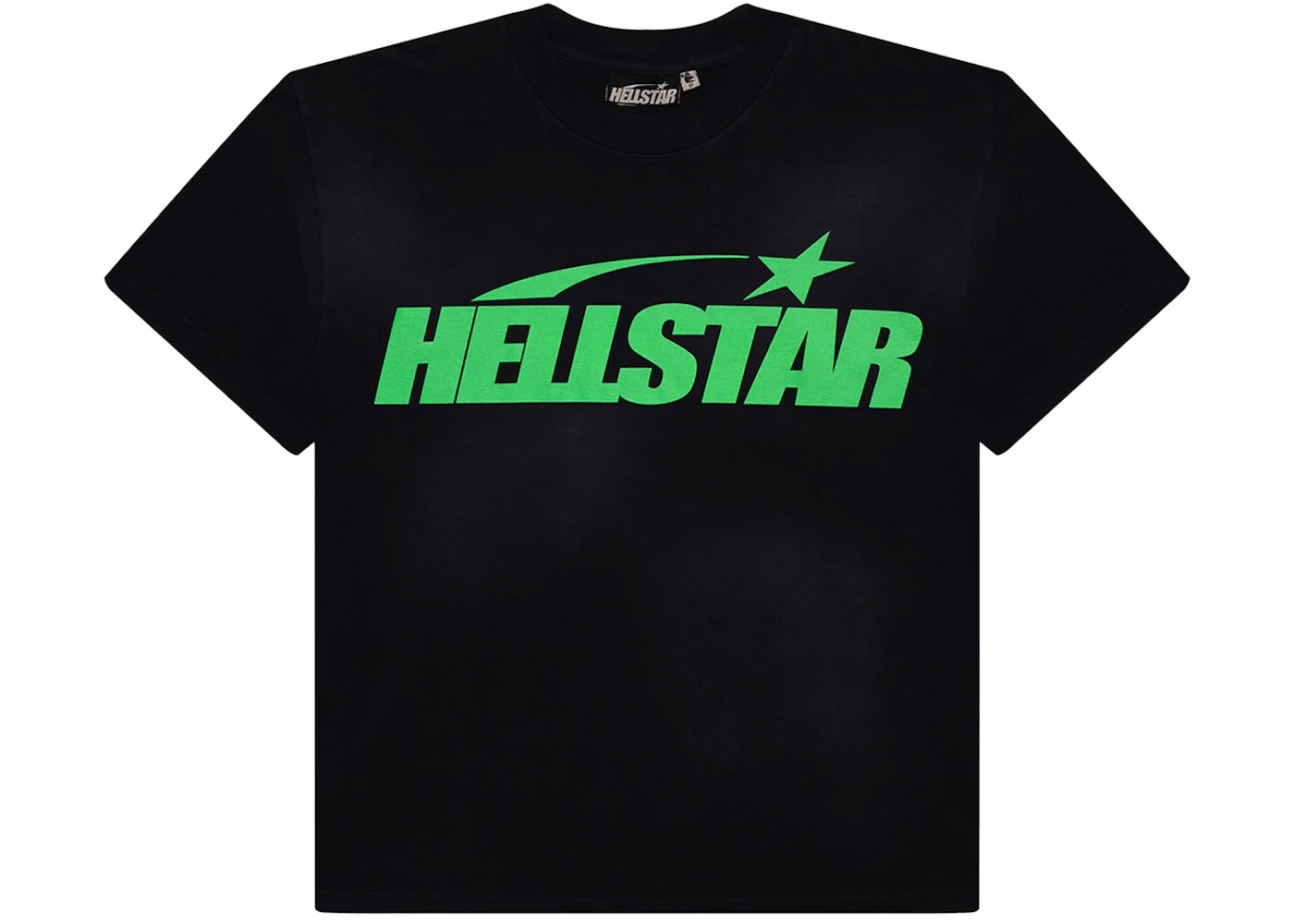 hellstar classic t-shirt (regular print) black/green