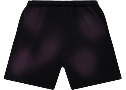 hellstar flame shorts purple
