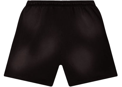 hellstar flame shorts brown/white
