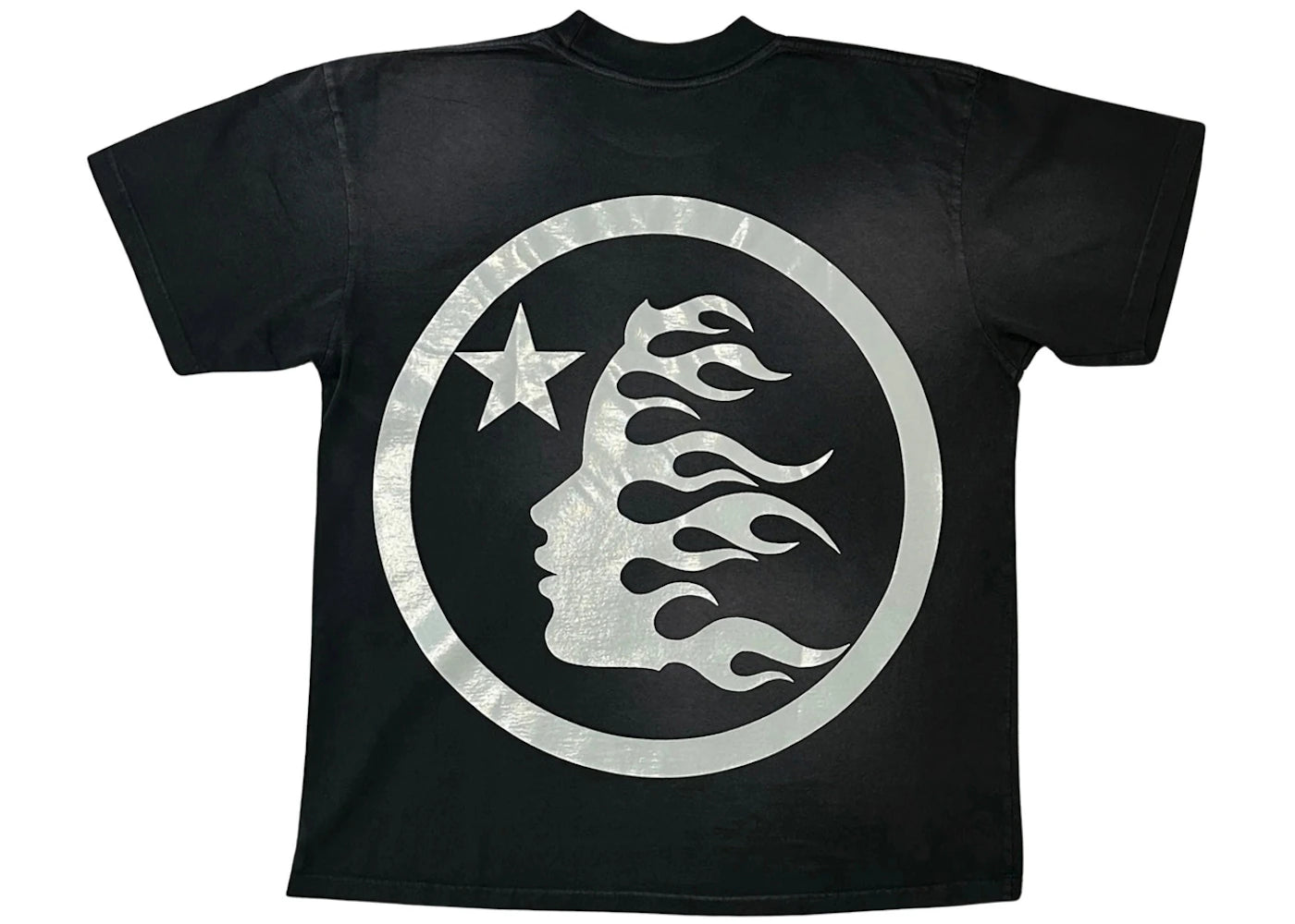 hellstar gel sport logo (black/blue) t-shirt