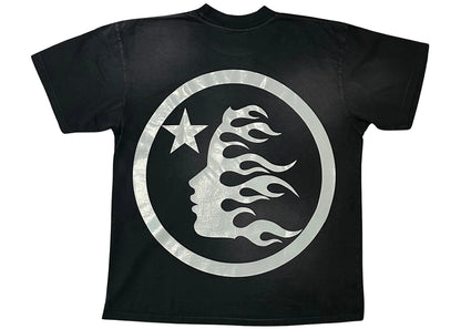 hellstar gel sport logo (black/blue) t-shirt