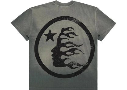 hellstar gel sport logo t-shirt grey