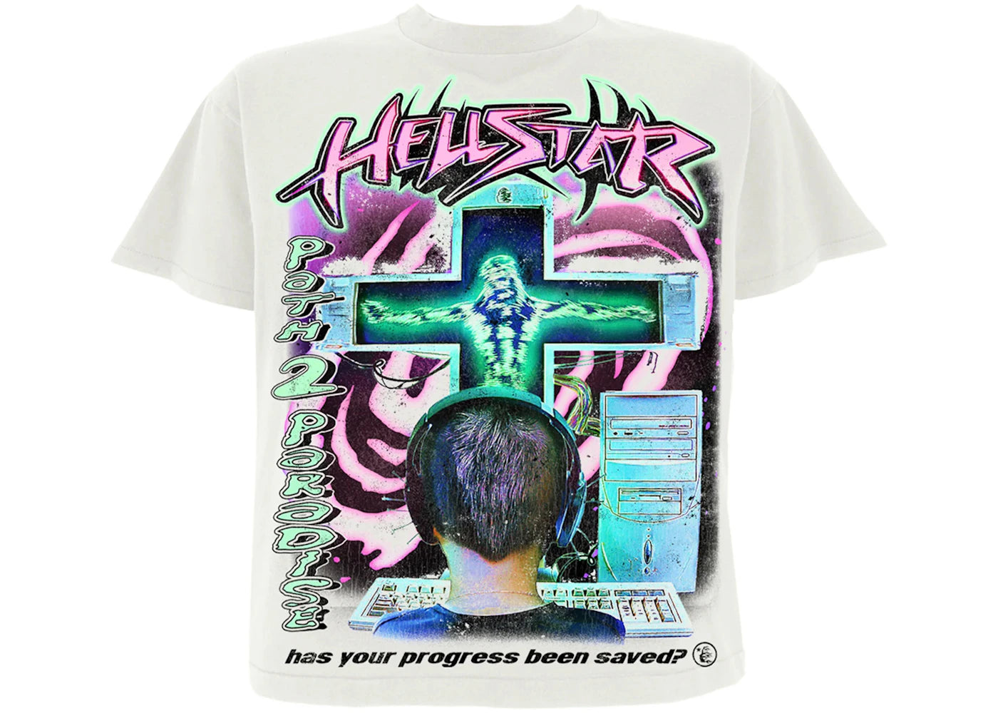 hellstar online t-shirt white