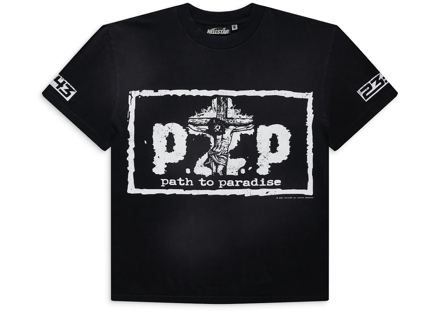 hellstar p2p t-shirt black