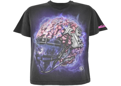 hellstar powered by the star t-shirt black