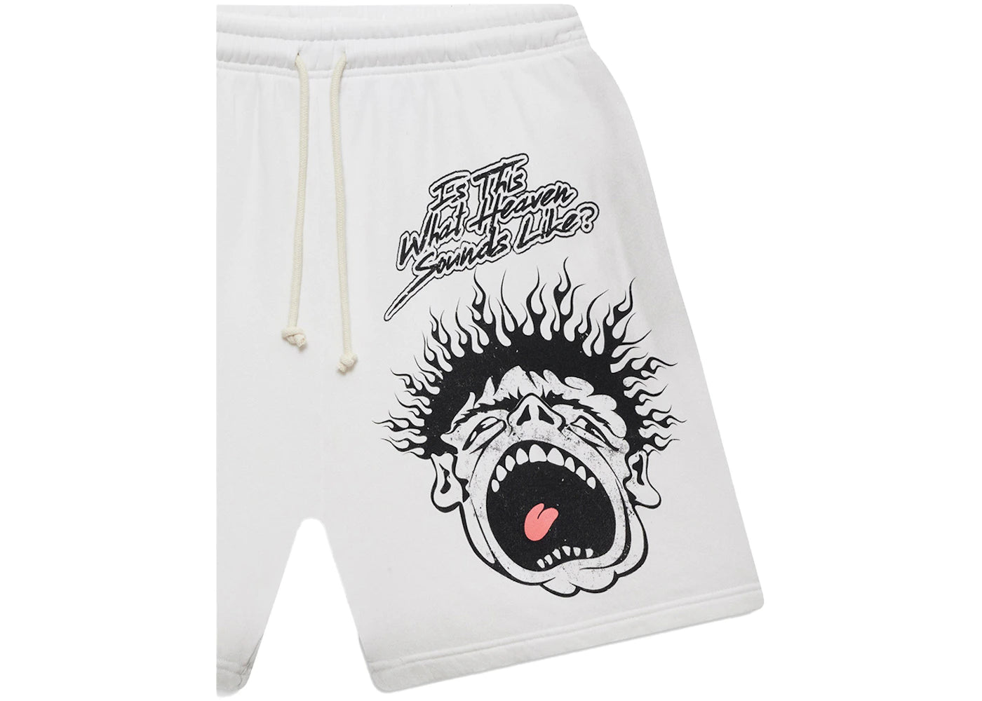 hellstar records shorts white