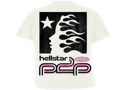 hellstar sport logo t-shirt white