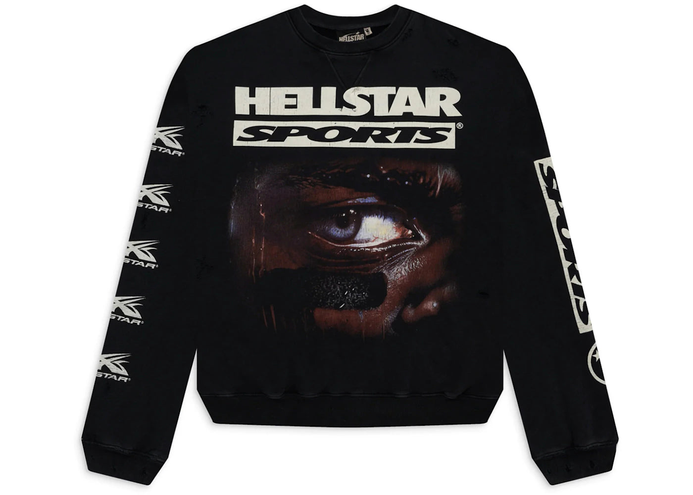 hellstar sports 96' crewneck black
