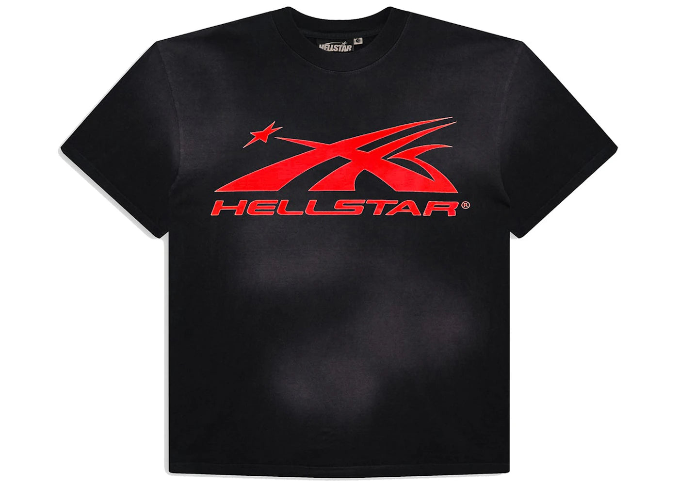 hellstar sports core gel logo t-shirt red