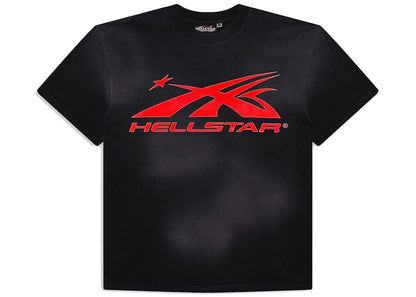 hellstar sports core gel logo t-shirt red