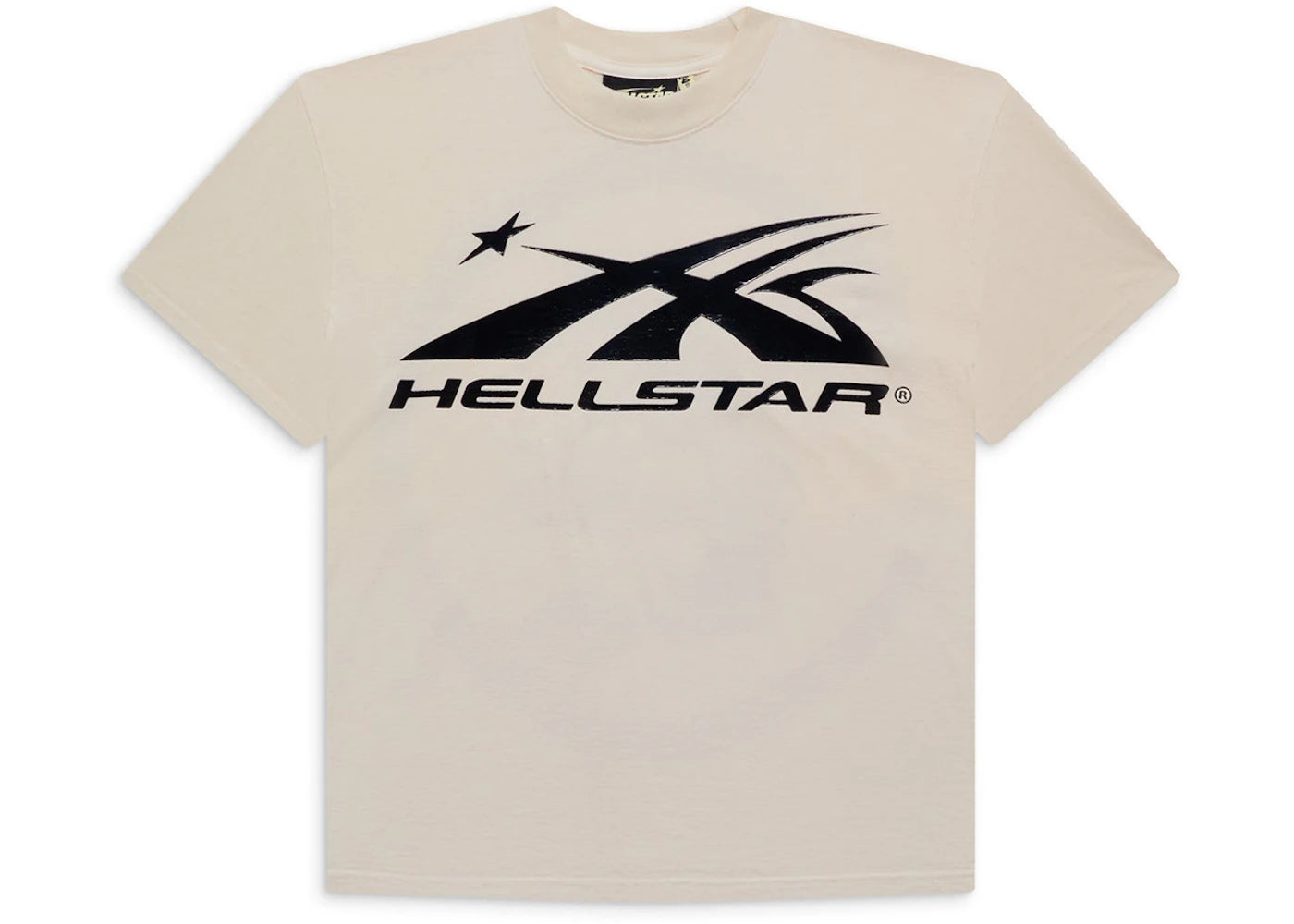 hellstar sports core gel logo t-shirt white/black
