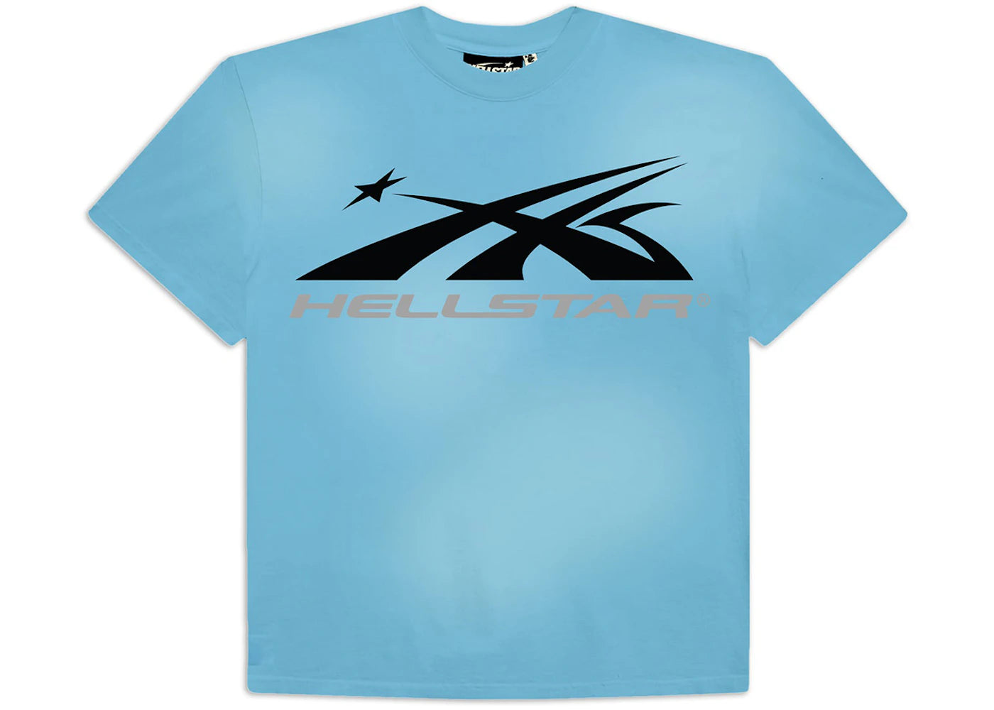 hellstar sports core logo gel t-shirt blue