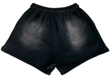 hellstar sports flame shorts black
