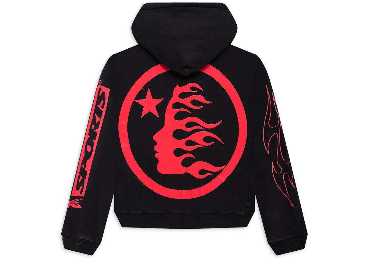 Hellstar Sports Future Flame Hoodie Black India | Kicks Machine