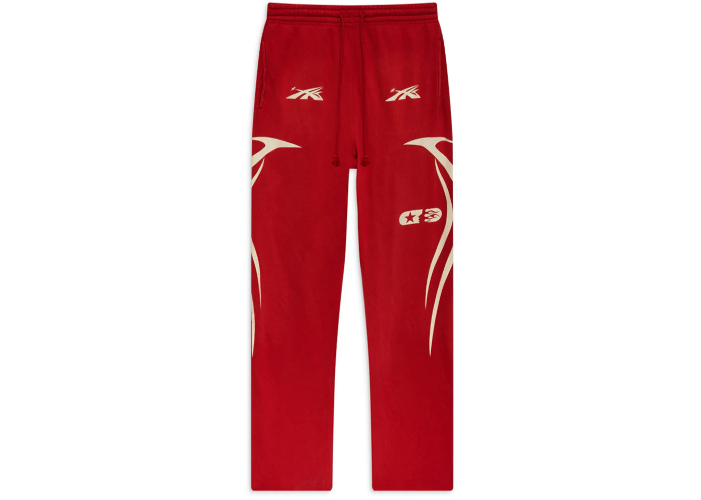 hellstar sports sweatpants red