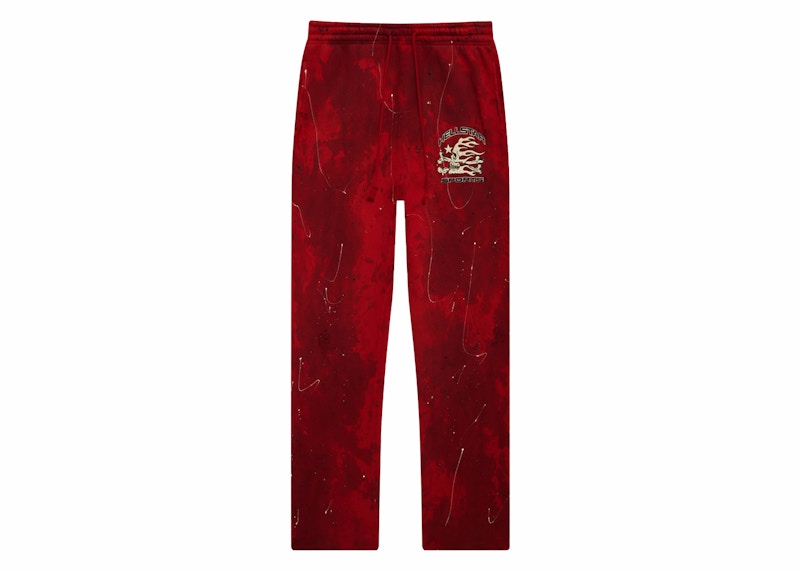 HELLSTAR SPORTS フーディー Red TIE DYE SKULL ○関送無料○ Hellstar sports tie-dye skull hoodie “red” Size: xl | Depop