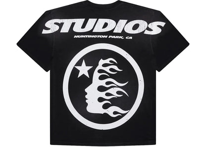 hellstar studios cartoon logo t-shirt red