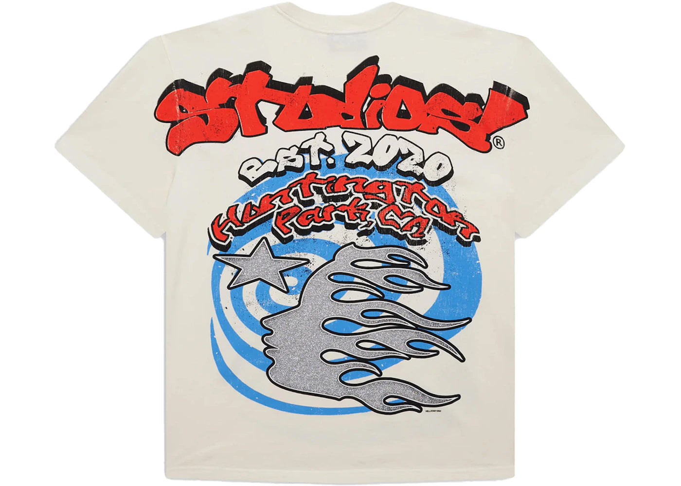 hellstar studios screaming kid t-shirt white