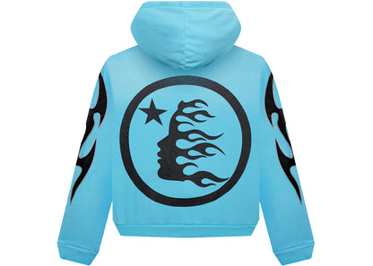 hellstar studios zip hoodie blue
