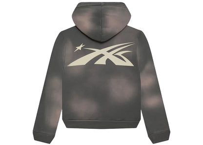 hellstar studios zip hoodie gray