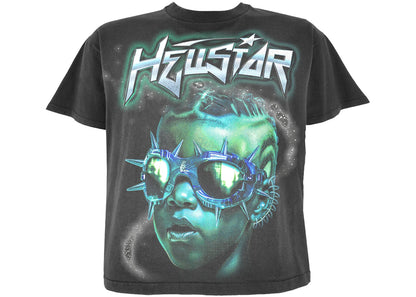 hellstar the future t-shirt black blue