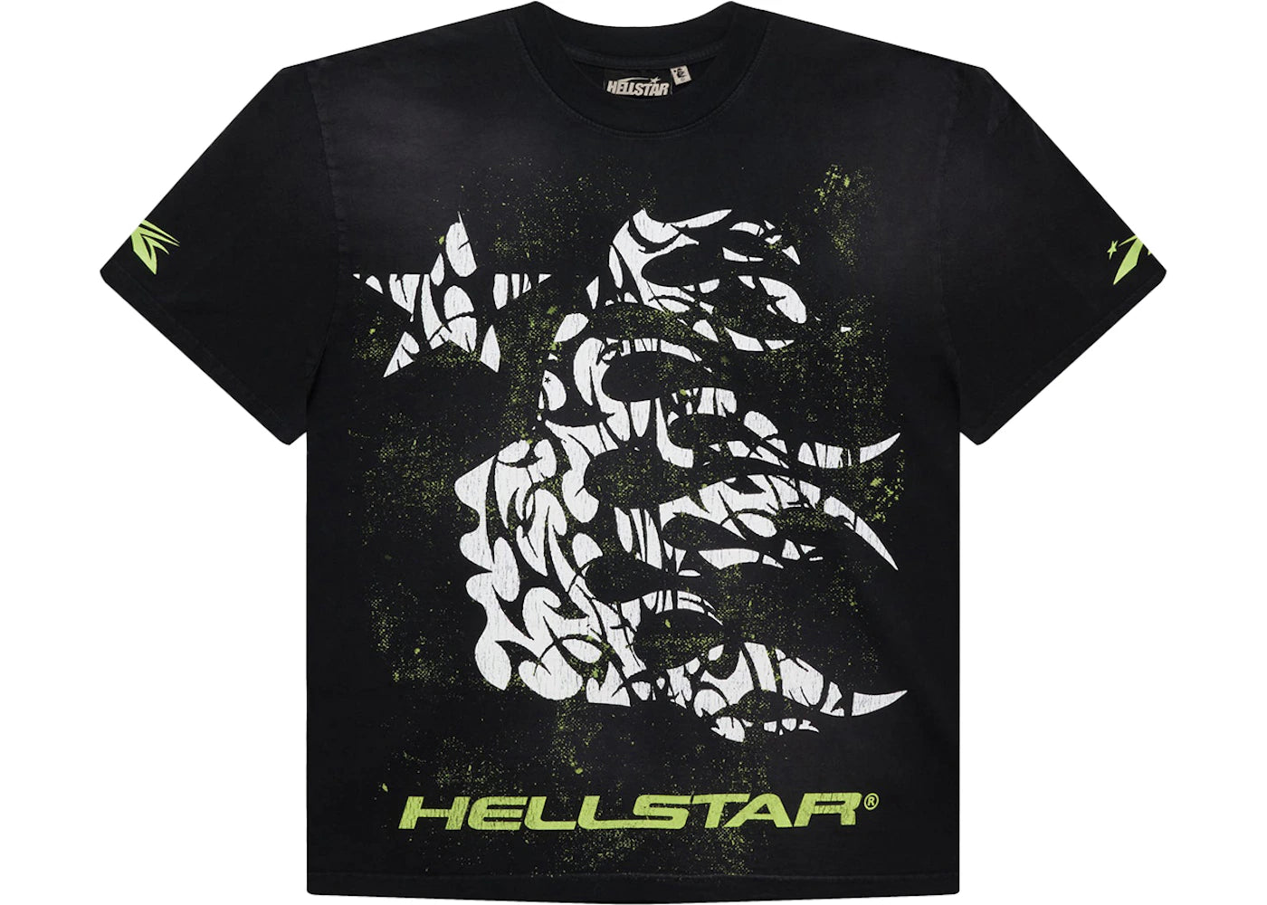 hellstar thorn t-shirt green