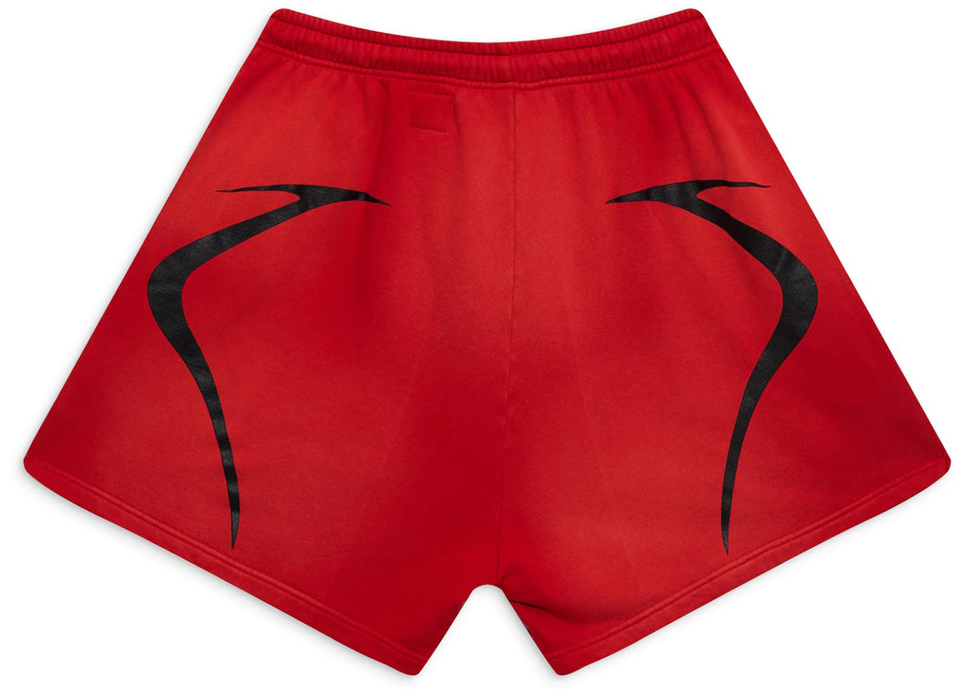 hellstar warm up shorts red