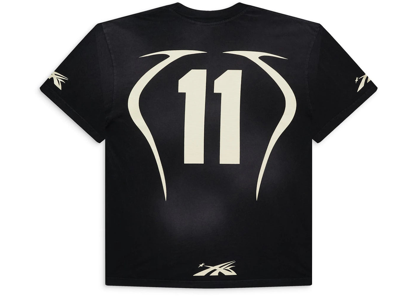 hellstar warm up t-shirt black