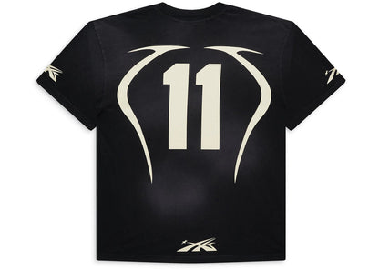 hellstar warm up t-shirt black