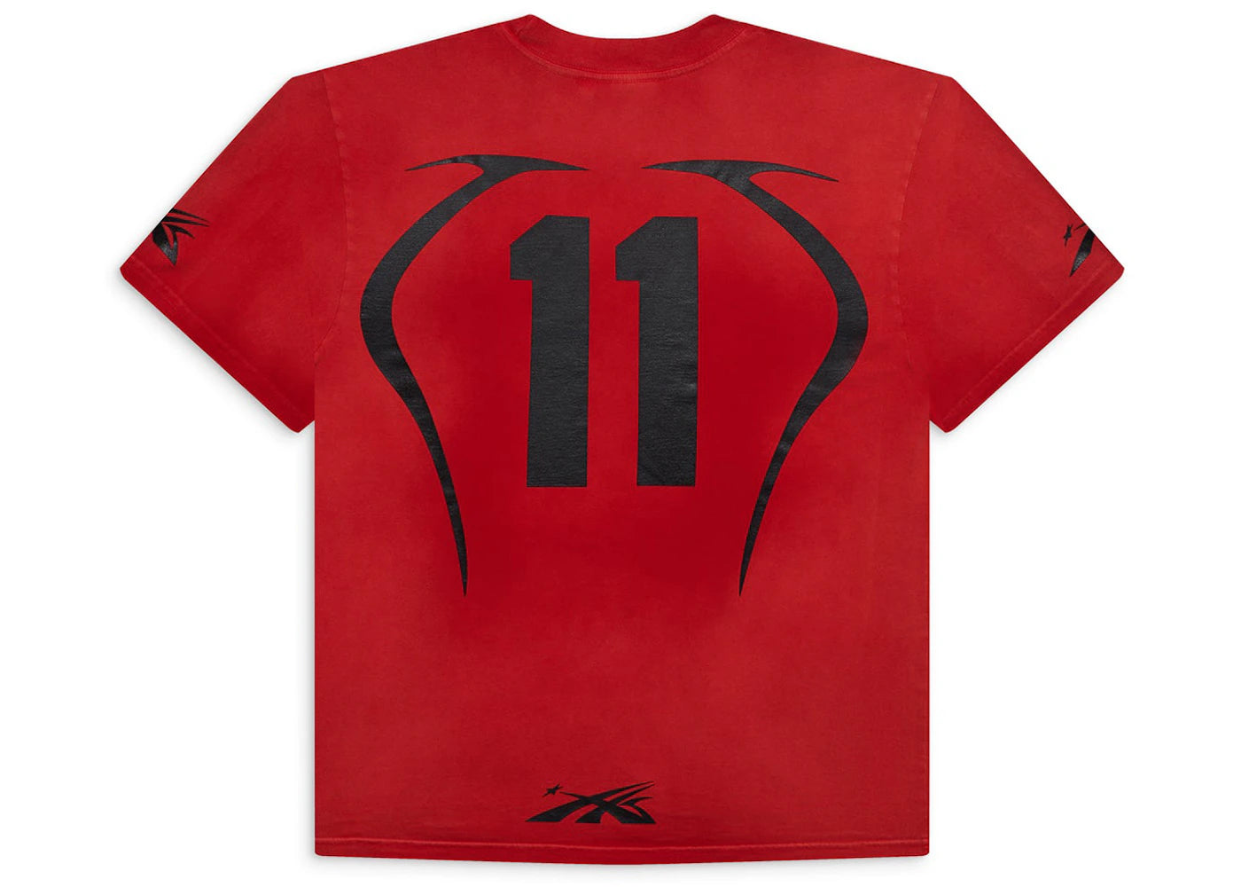hellstar warm up t-shirt red