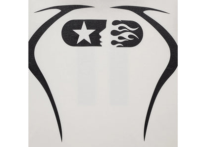 hellstar warm up t-shirt white