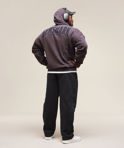 Gymshark Heritage Washed Hoodie Plum Brown