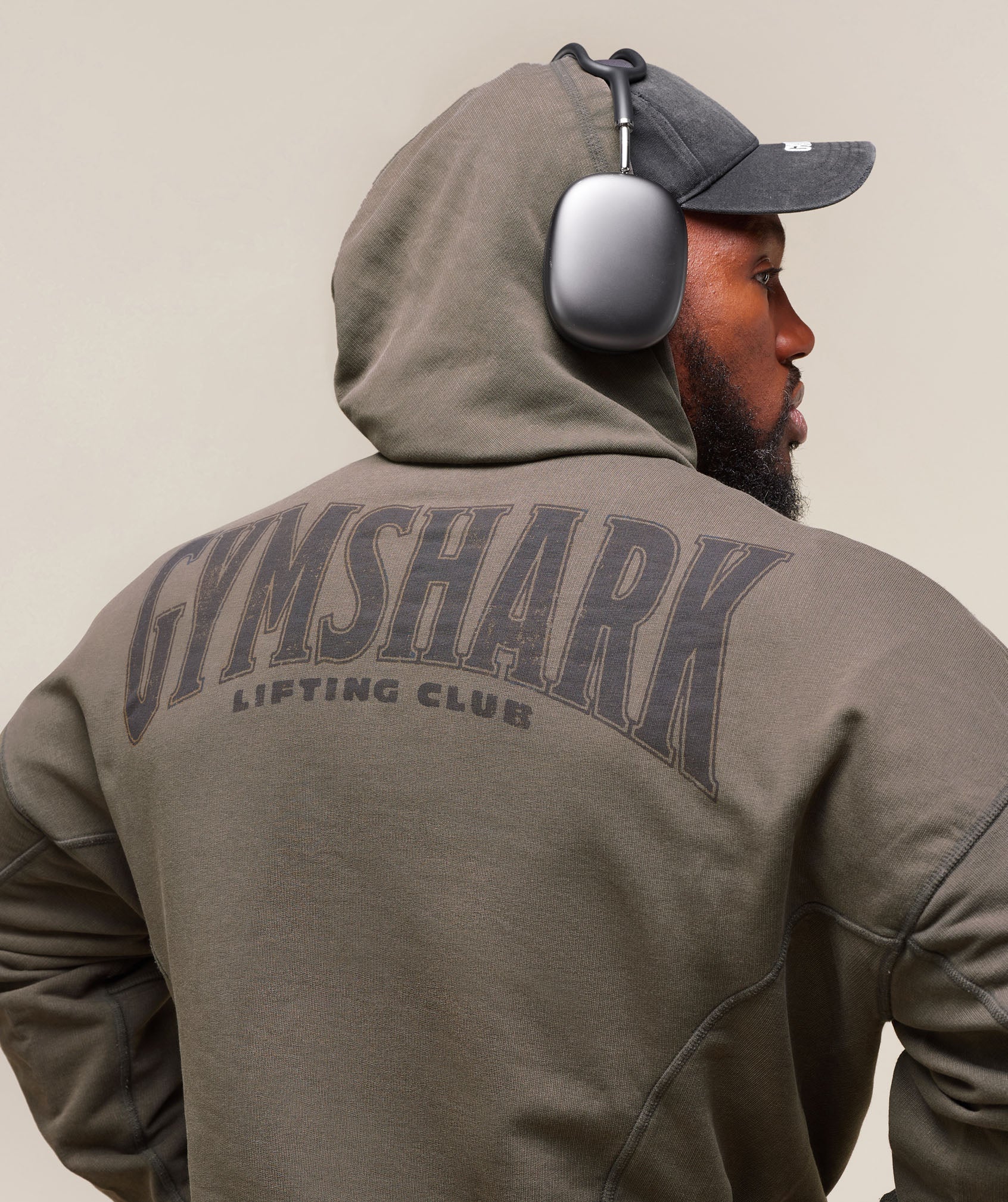 Gymshark Heritage Washed Hoodie Strength Green