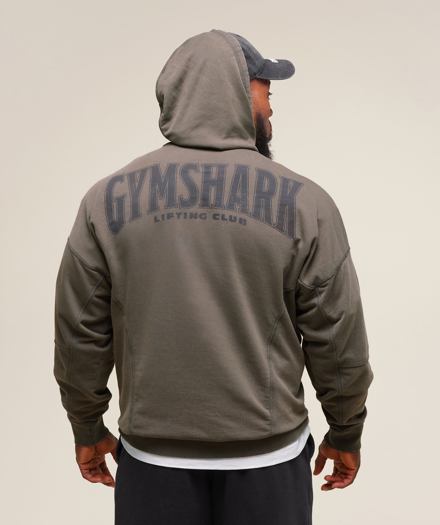 Gymshark Heritage Washed Hoodie Strength Green