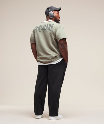 Gymshark Heritage Washed Rag Top Stone Grey