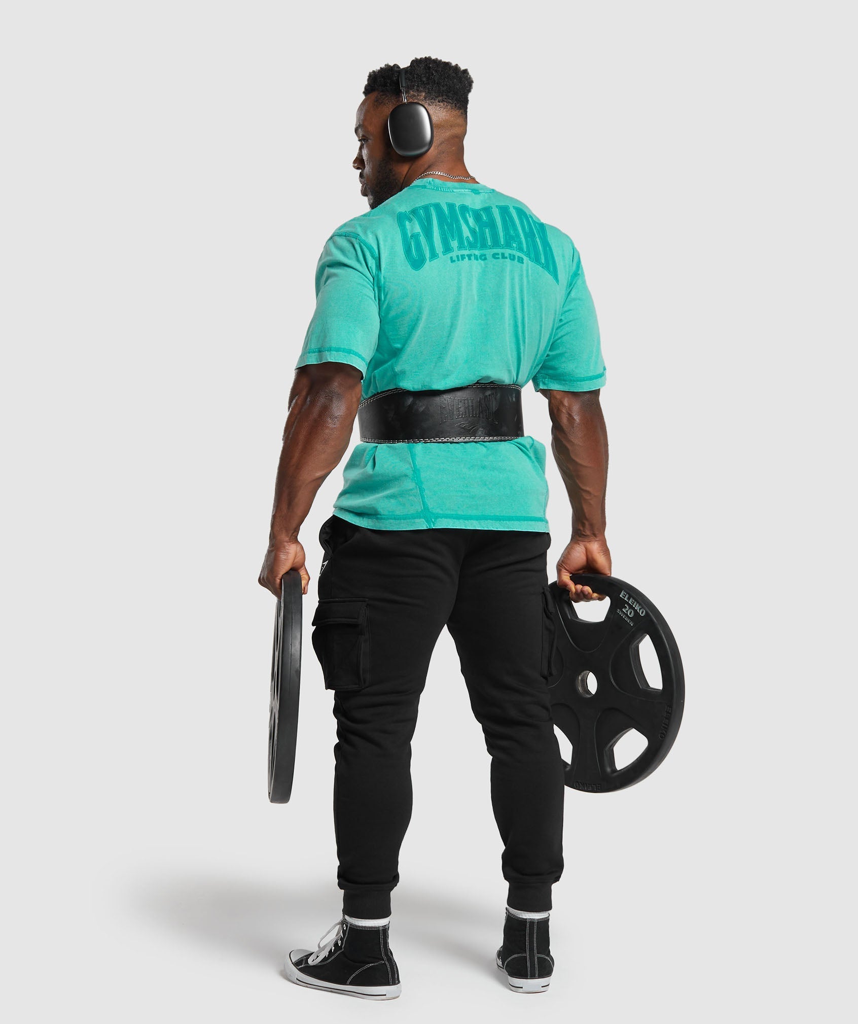 Gymshark Heritage Washed T-Shirt Capri Blue