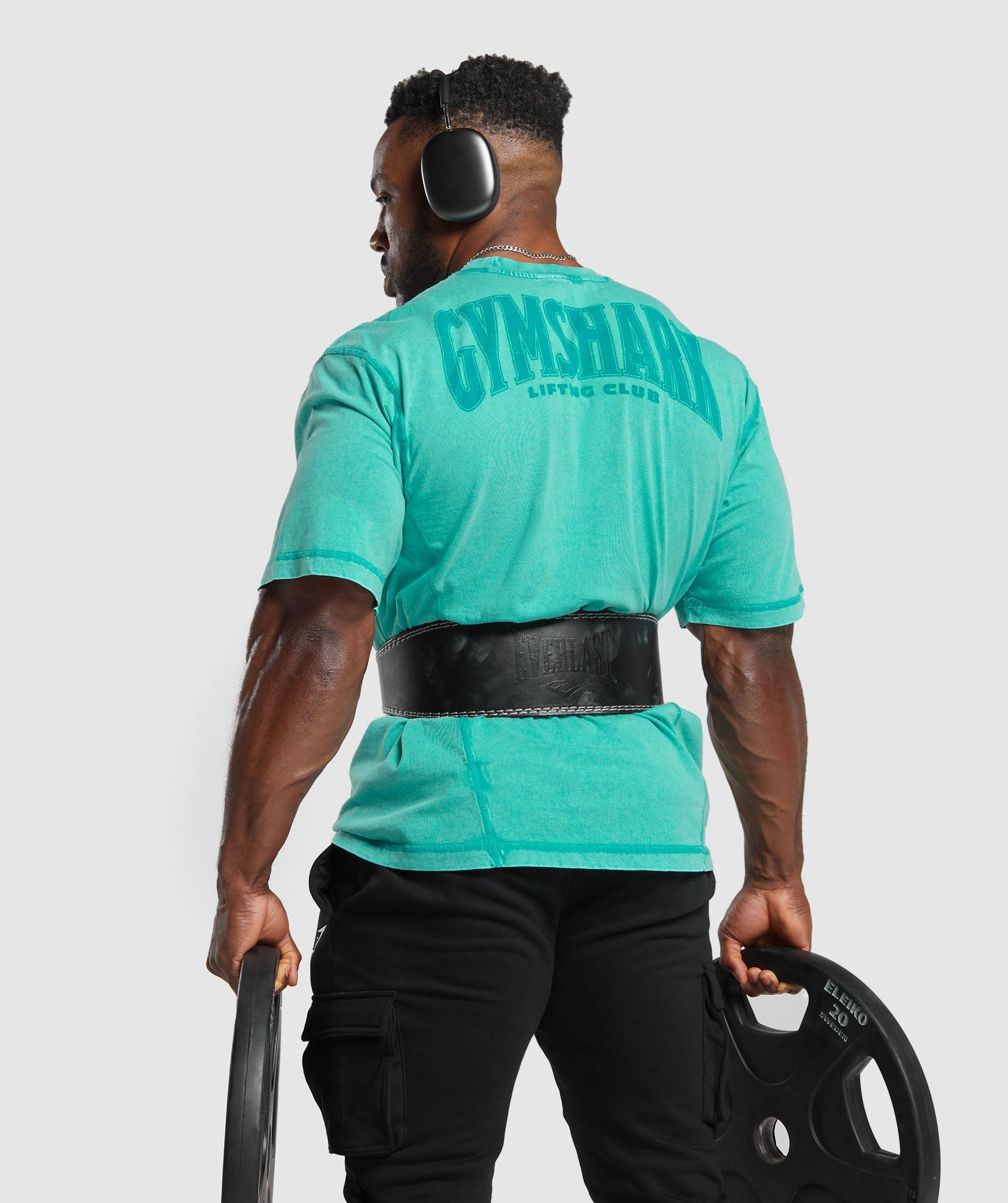 Gymshark Heritage Washed T-Shirt Capri Blue