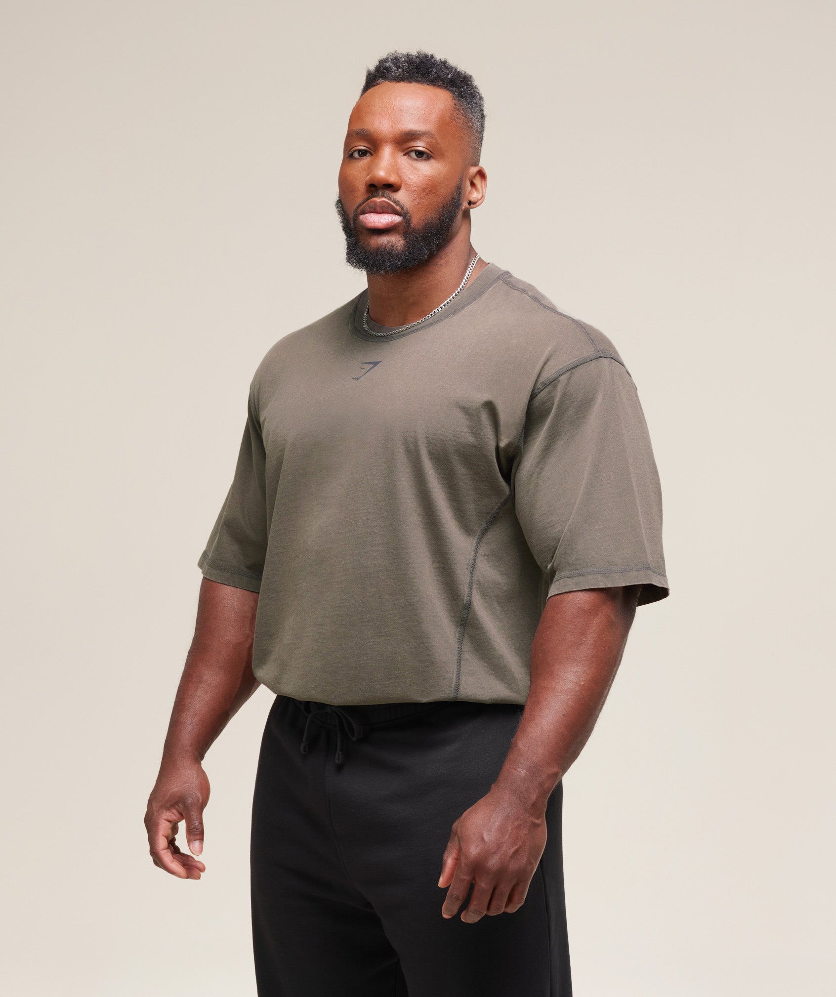 Gymshark Heritage Washed T-Shirt Strength Green