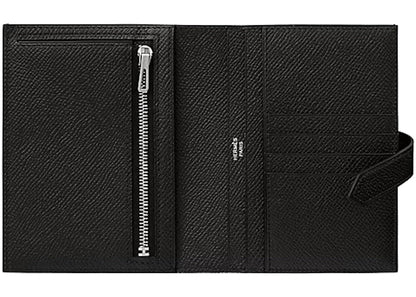 hermes bearn compact wallet black 