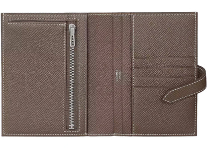 hermes bearn compact wallet brown 