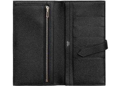 hermes bearn wallet epsom calfskin and black pvd plated 'h' tab 